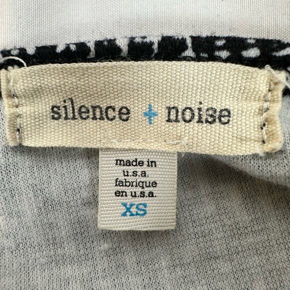 Urban Outfitter Silence + Noise Black and White Knee Length Dress Womens Size XS - Picture 3 of 13